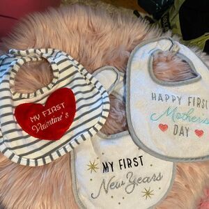 (3) Bundle ‘My First’ Bibs